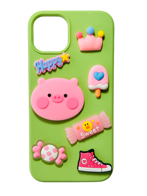 Customize Pink Piggy IPHONE Phone Case - Image 7