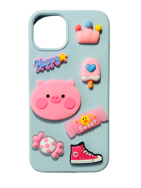 Customize Pink Piggy IPHONE Phone Case - Image 6