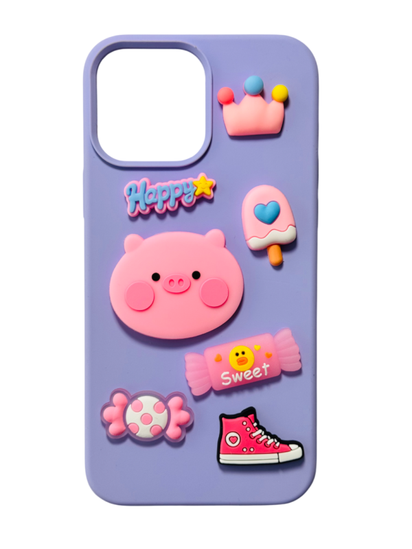 Customize Pink Piggy IPHONE Phone Case - Image 4