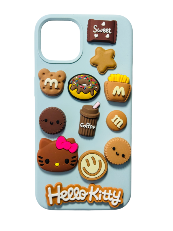 Customize Brown Hello Kitty and Cookies Desserts Phone Case - Image 7