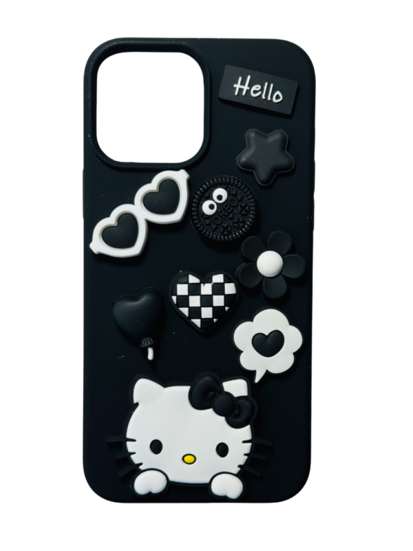 Customize Darkness Hello Kitty Sanrio IPHONE Phone Case - Image 2