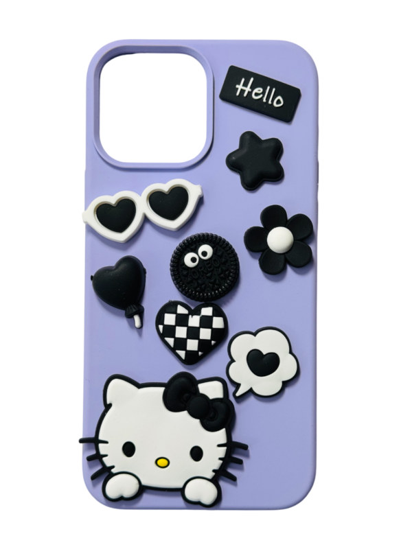 Customize Darkness Hello Kitty Sanrio IPHONE Phone Case - Image 3