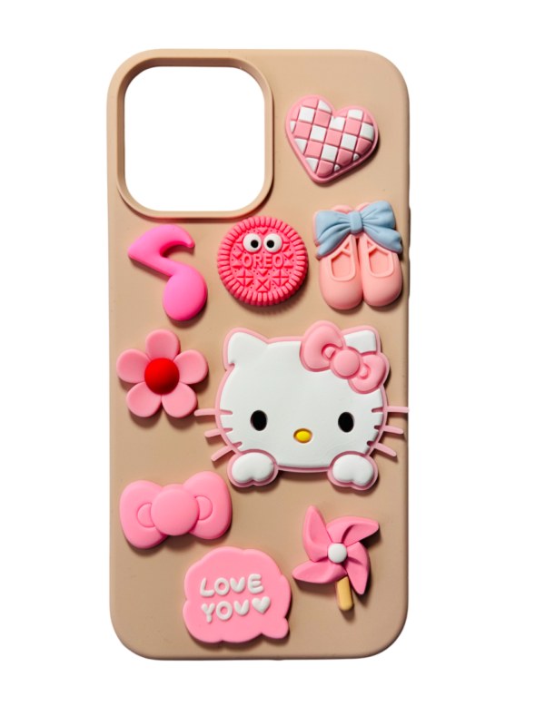 Customize Pink Hello Kitty Sanrio IPHONE Phone Case - Image 2