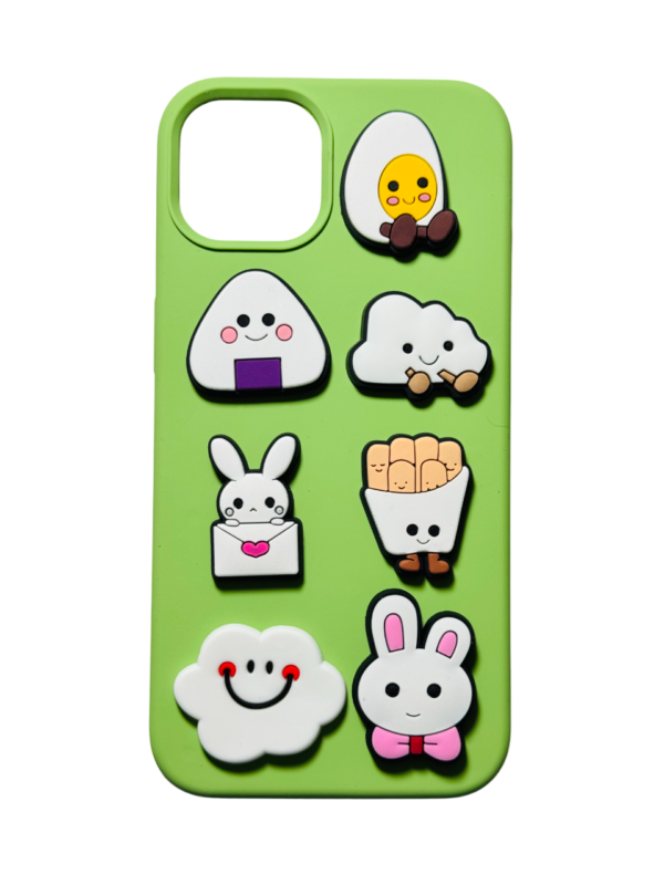 Customize Jelly Cat white IPHONE Phone Case - Image 3