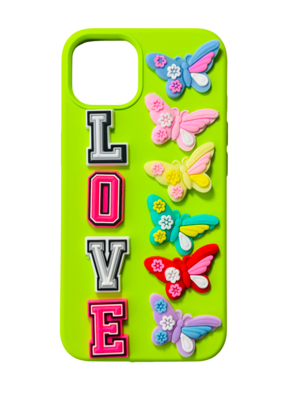 Customize Butterflies and Love IPHONE Phone Case - Image 3