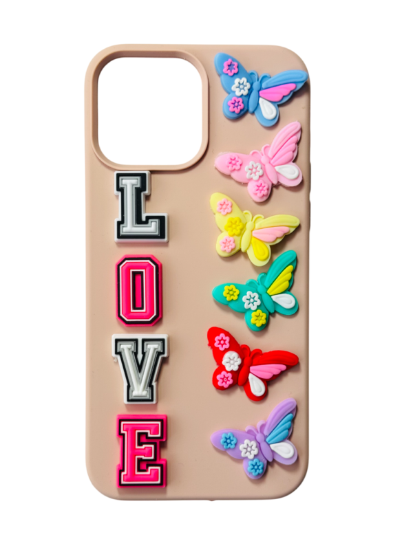 Customize Butterflies and Love IPHONE Phone Case - Image 6