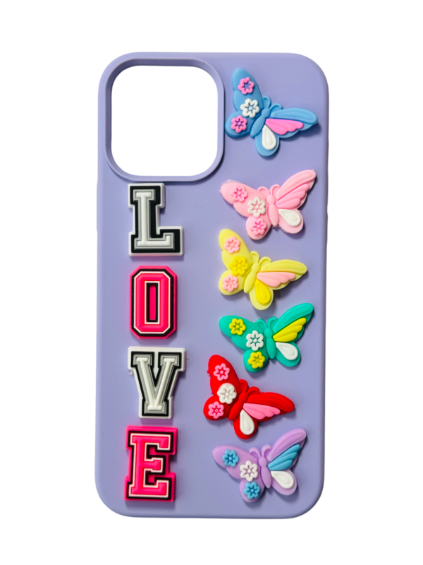 Customize Butterflies and Love IPHONE Phone Case - Image 7