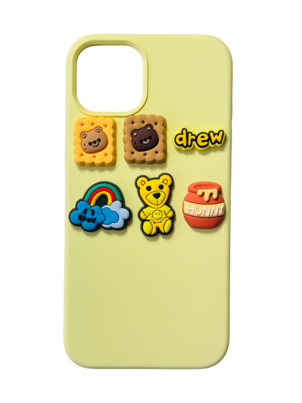 Customize Bear with Honey IPHONE Phone Case - Image 3