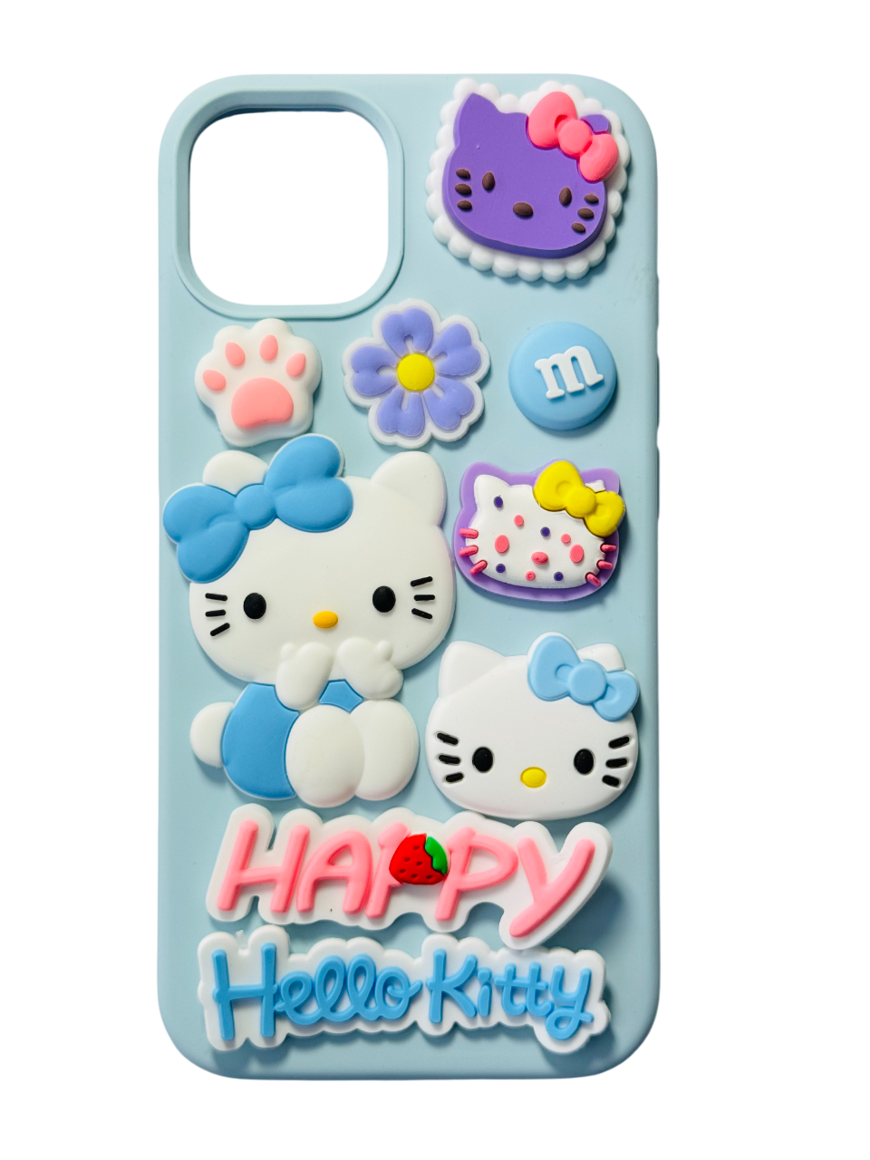 Customize Blue Hello Kitty Sanrio IPHONE Phone Case - Image 6