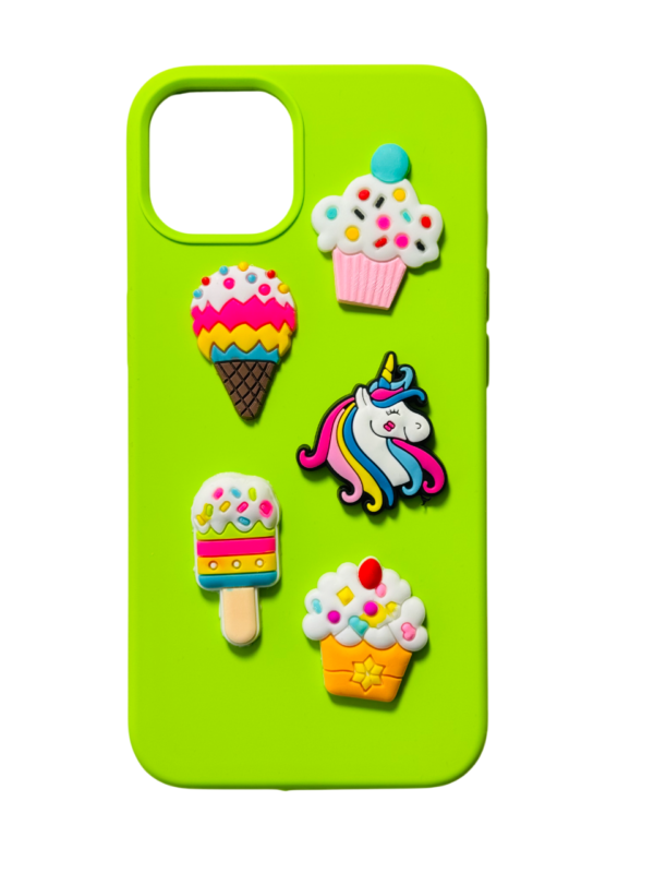 Customize Unicorns and Rainbow Desserts IPHONE Phone Case - Image 3