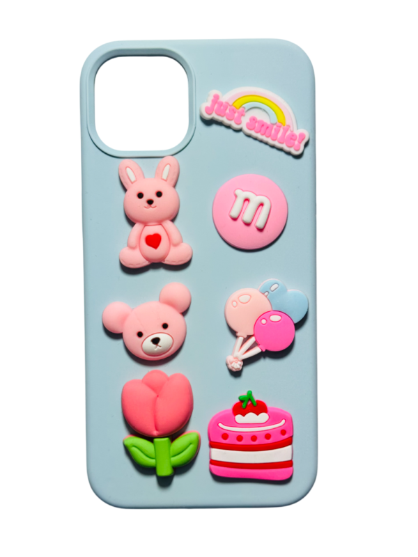 Customize PINKY Bear Bunny IPHONE Phone Case - Image 3