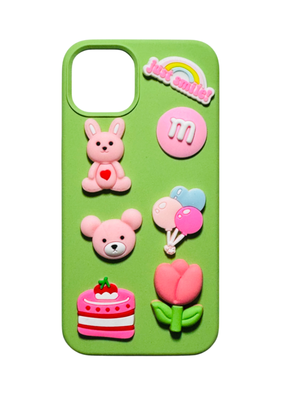 Customize PINKY Bear Bunny IPHONE Phone Case - Image 4