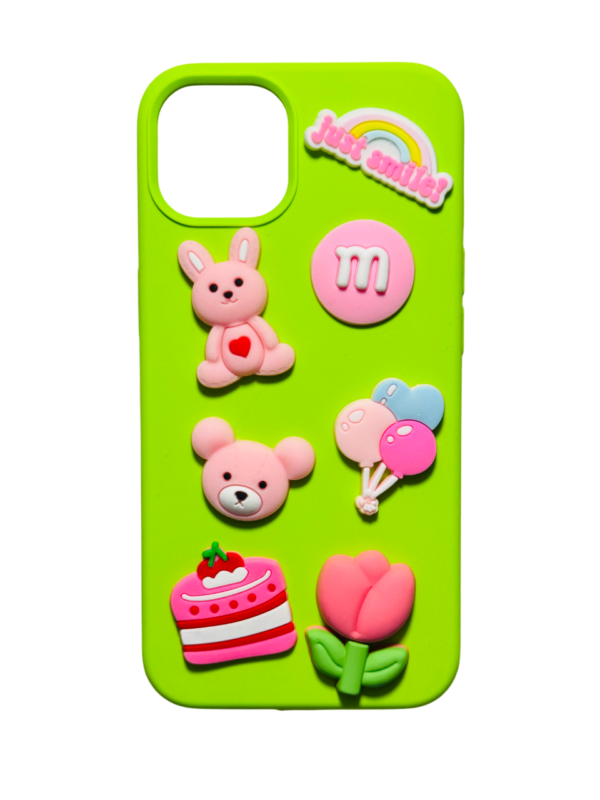 Customize PINKY Bear Bunny IPHONE Phone Case - Image 5