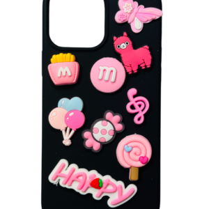 Customize PINKY Charms Black Pink IPHONE Phone Case