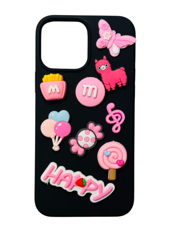 Customize PINKY Charms Black Pink IPHONE Phone Case