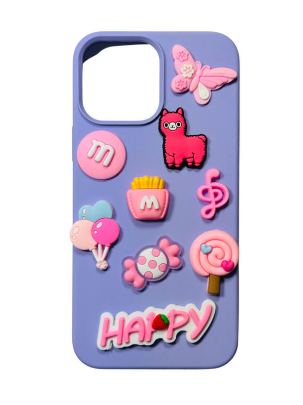 Customize PINKY Charms Black Pink IPHONE Phone Case - Image 4