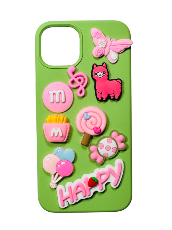 Customize PINKY Charms Black Pink IPHONE Phone Case - Image 5