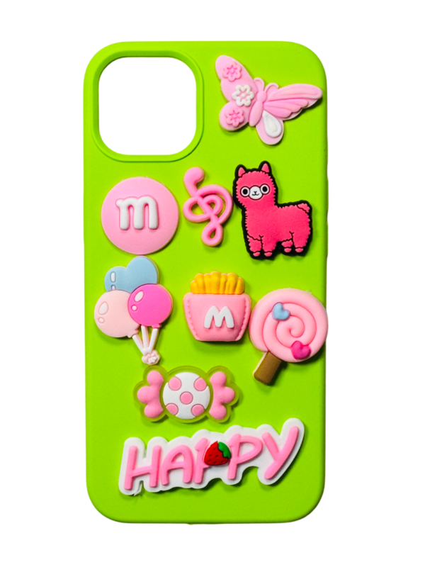 Customize PINKY Charms Black Pink IPHONE Phone Case - Image 7