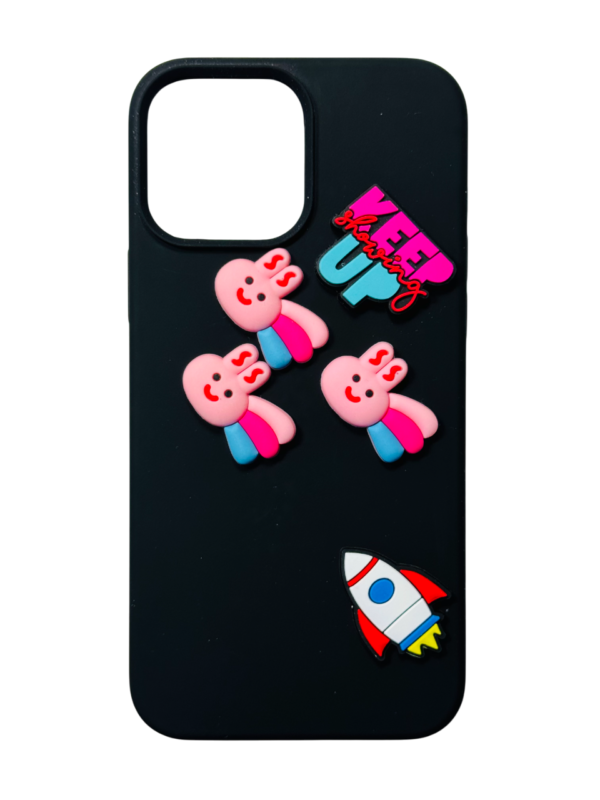 Customize Bunny Comet and Rocket IPHONE Phone Case - Image 2