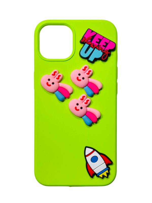 Customize Bunny Comet and Rocket IPHONE Phone Case - Image 3