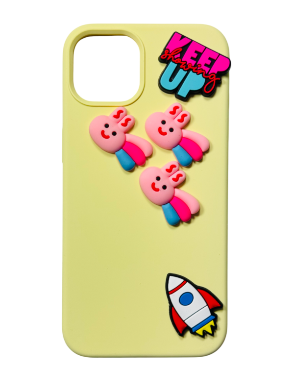 Customize Bunny Comet and Rocket IPHONE Phone Case - Image 6