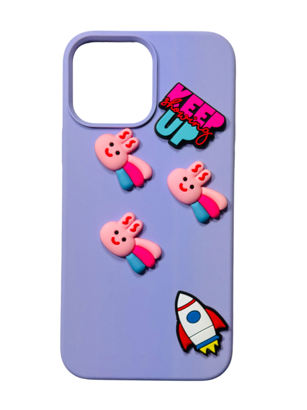 Customize Bunny Comet and Rocket IPHONE Phone Case - Image 7