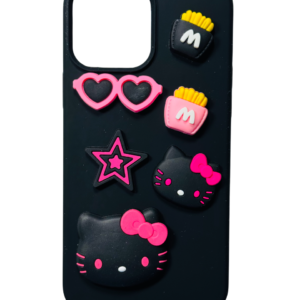 Customize Black Pink Hello Kitty IPHONE Phone Case