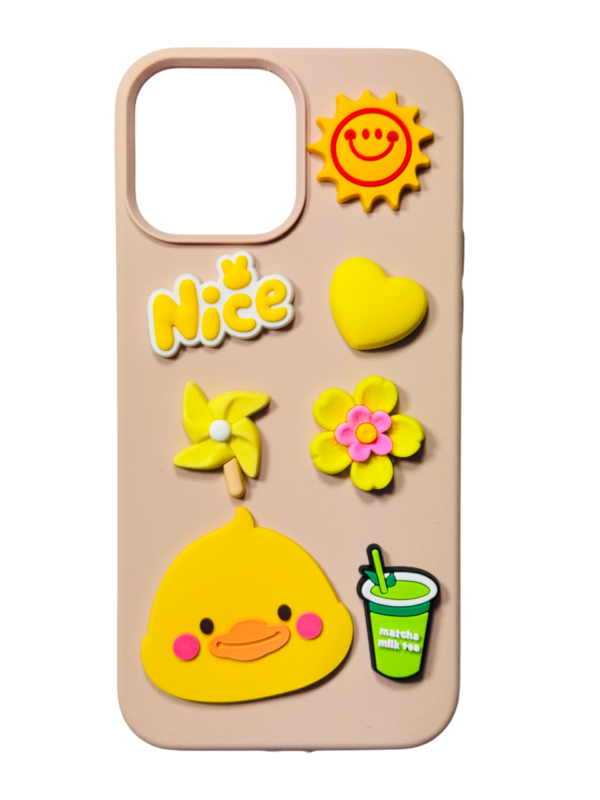 Customize Yellow Combo and Yellow Ducky IPHONE Phone Case - Image 2